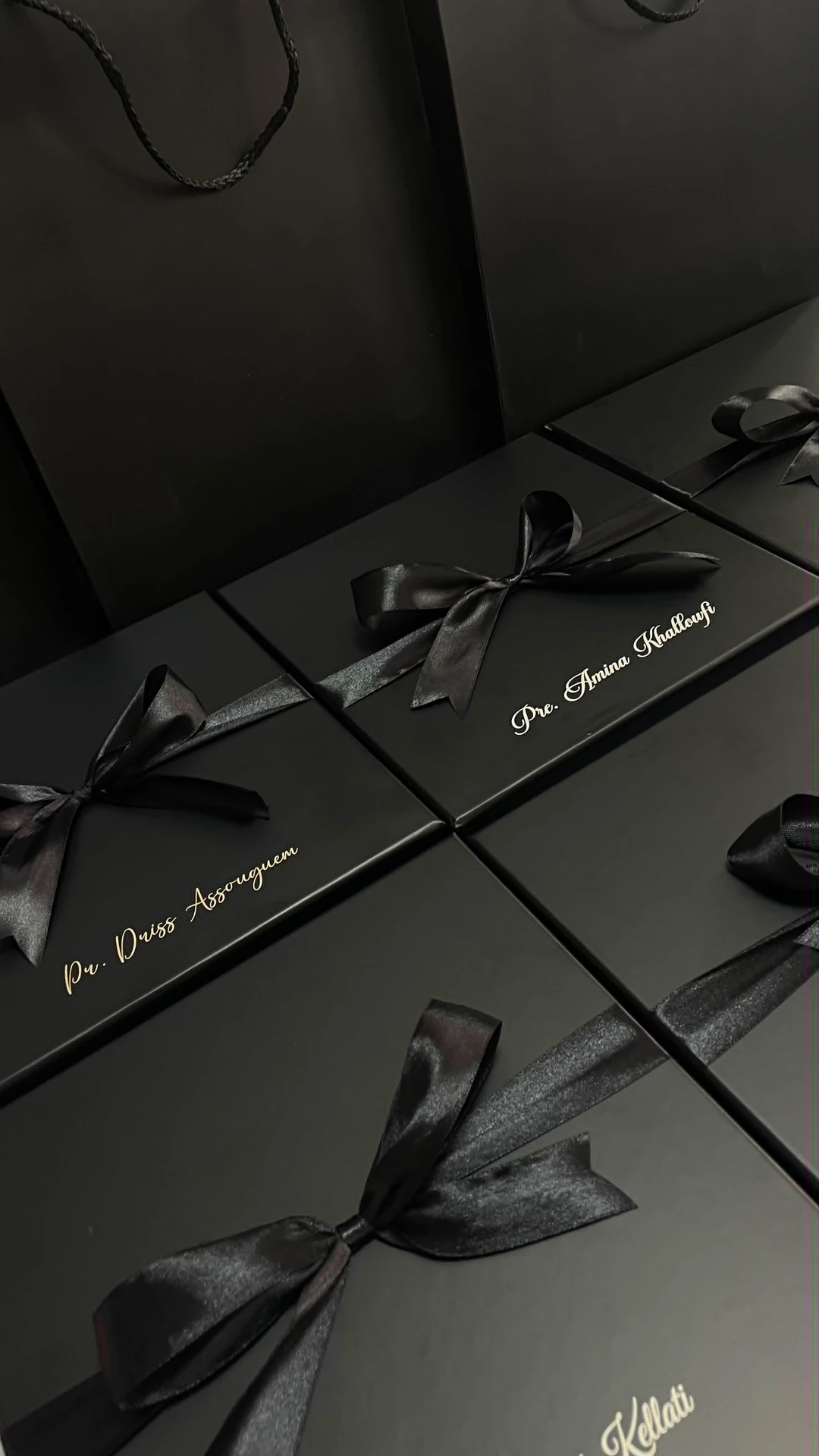 Coffrets cadeaux personnalisés de remerciement